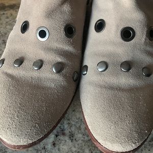 SAM Edelman nude color suede boots